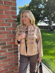 Camel Military Jacket Liberty