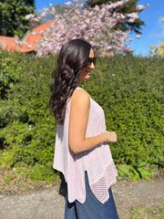 Pink Multi Hole Trim Vest Terri