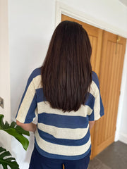 Navy Stripe Knit Luna