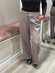 Mocha Wide Leg Jogger Alice