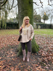 Stone Tree of Life Ribbed Sweatshirt Brooke