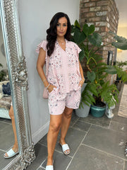 Rose Bubble Cotton Paisley Top Sammie