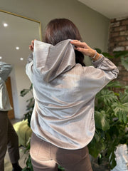 Stone Sparkle Velour Hoodie Colette