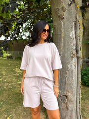 Rose Shorts Leisure Set Amber