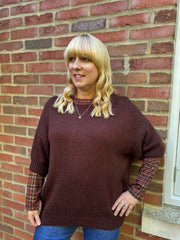 Chocolate Soft Knit Amelia