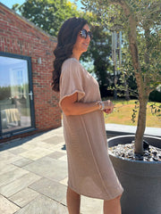Stone Fine Knit Dress Orla