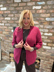 Lipstick Edge Top Edge Cardi Lynn