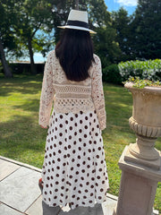 Stone Crochet Patterned Jumper Stephanie