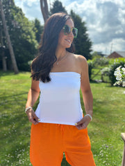 White Tube Top Chloe