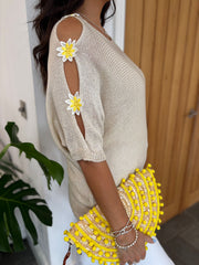 Stone Daisy Cold Shoulder Knit Alison