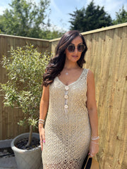 Gold Lurex Cover Up Alana