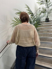 Gold Two Piece Net Top Ember