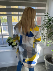 Grey Brushed Pattern Shirt Leslie