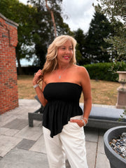 Black Handkerchief Tube Top Tina