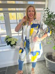 Grey Brushed Pattern Shirt Leslie