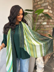 Forest Green Two Piece Fine Knit Danni