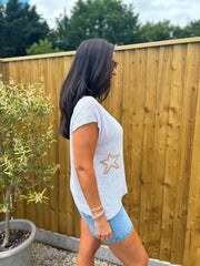 White Star Knit Top Devon