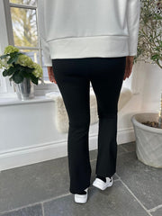 Black Kick Flare Gym Leggings