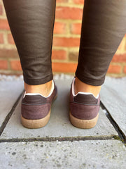 Chocolate Harper Trainer