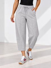 Grey Barrel Leg Jogger