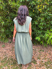 Khaki Top & Skirt Set Daniella