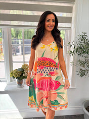 Multicolour Exotic Shimmer Dress Tatiana