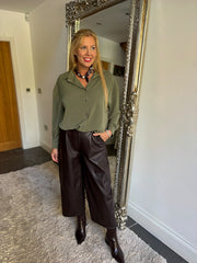 Khaki Blouse Marigold