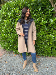 Mocha Longline Trench Coat