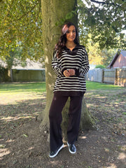 Black Wide Leg Trousers Jane