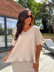 Stone Bubble Cotton Top Kimberly