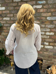 Pink Embroidered Floral Top Jasmine