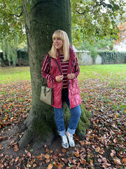 Red Quilted Gilet Bella