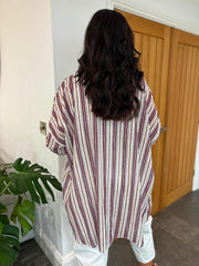 Wine Spots & Stripes Shirt Trinity