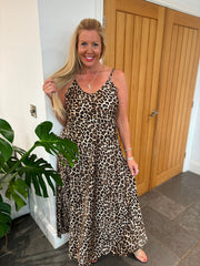 Leopard Print Dress Odette