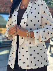 Stone Polka Dot Take You Anywhere Jacket