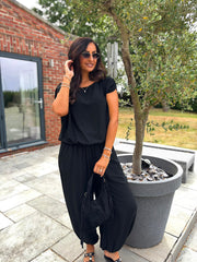 Black Two Piece Trouser Set Sara