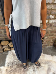 Navy Hareem Trousers Libby