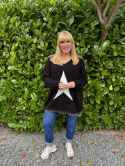 Black Star Knit Evelyn