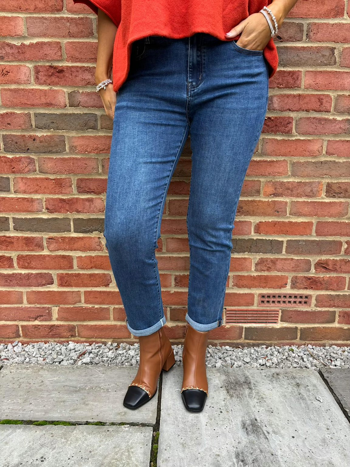 Denim Straight Leg Jeans – Tillett's - Main Image