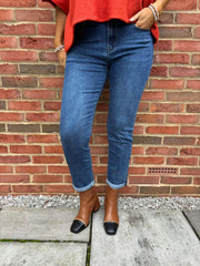 Denim Straight Leg Jeans