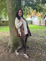 Stone Cable Knit Jumper Emilia