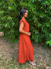 Rust Top & Skirt Set Daniella