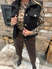 Black Boucle Gilet Elliott