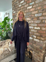 Navy Waterfall Cardi Juliet