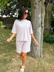 Rose Shorts Leisure Set Amber