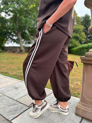 Chocolate Stripe Leisure Set Billie