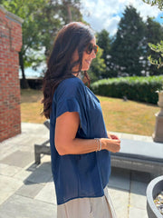 Navy Top Delphine