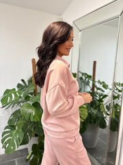 Rose Half Zip Sweatshirt Alice