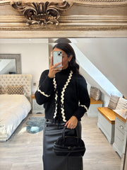 Black Tie Cardi Janey