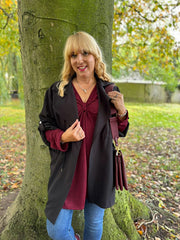 Black Tie Waist Jacket Charlotte